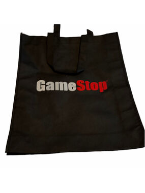 GameStop Black Red Logo Tote Bag One Size